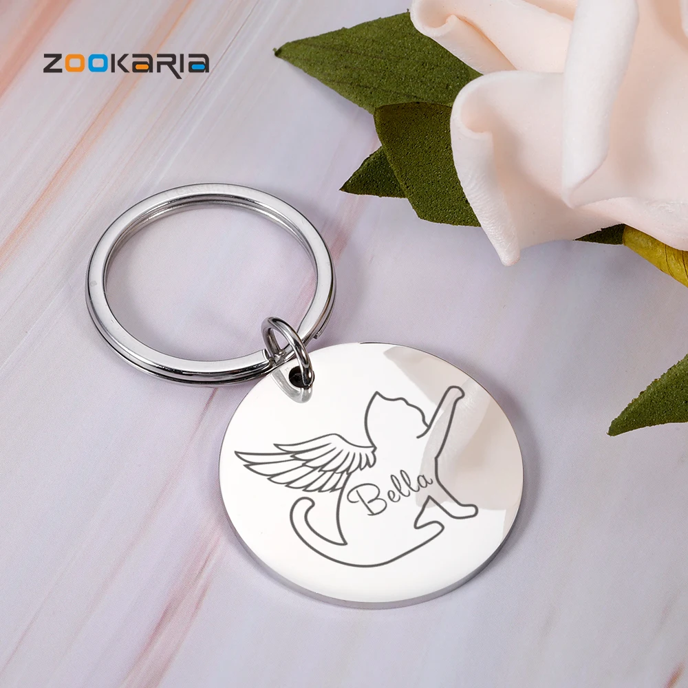 

Персонализированные Жетоны для собак, блестящие стальные Жетоны с бесплатной гравировкой, Жетоны для котят, щенков, жетоны для ошейников, жетоны для собак, кошек