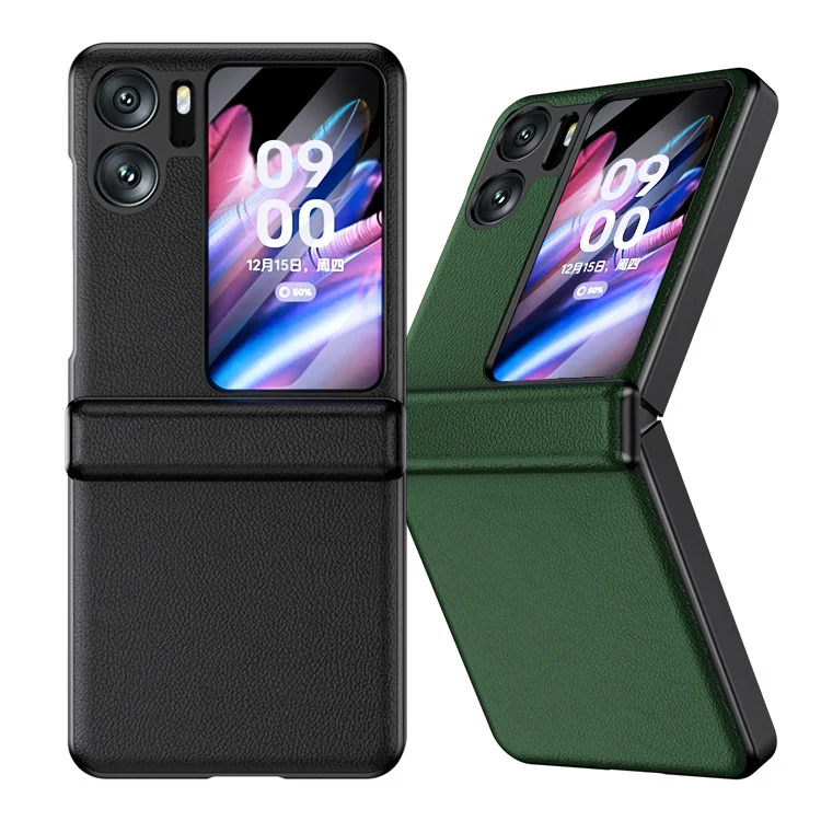 

2023 Case For OPPO Find N2 Flip Case Shockproof Premium Leather Foldable Cover For Find N 2 Flip Case