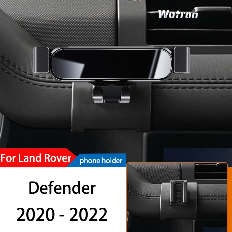 

Автомобильный держатель для телефона Land Rover Defender 2020-2022 GPS Специальный гравитационный навигационный мобильный кронштейн вращающаяся на 360 градусов подставка