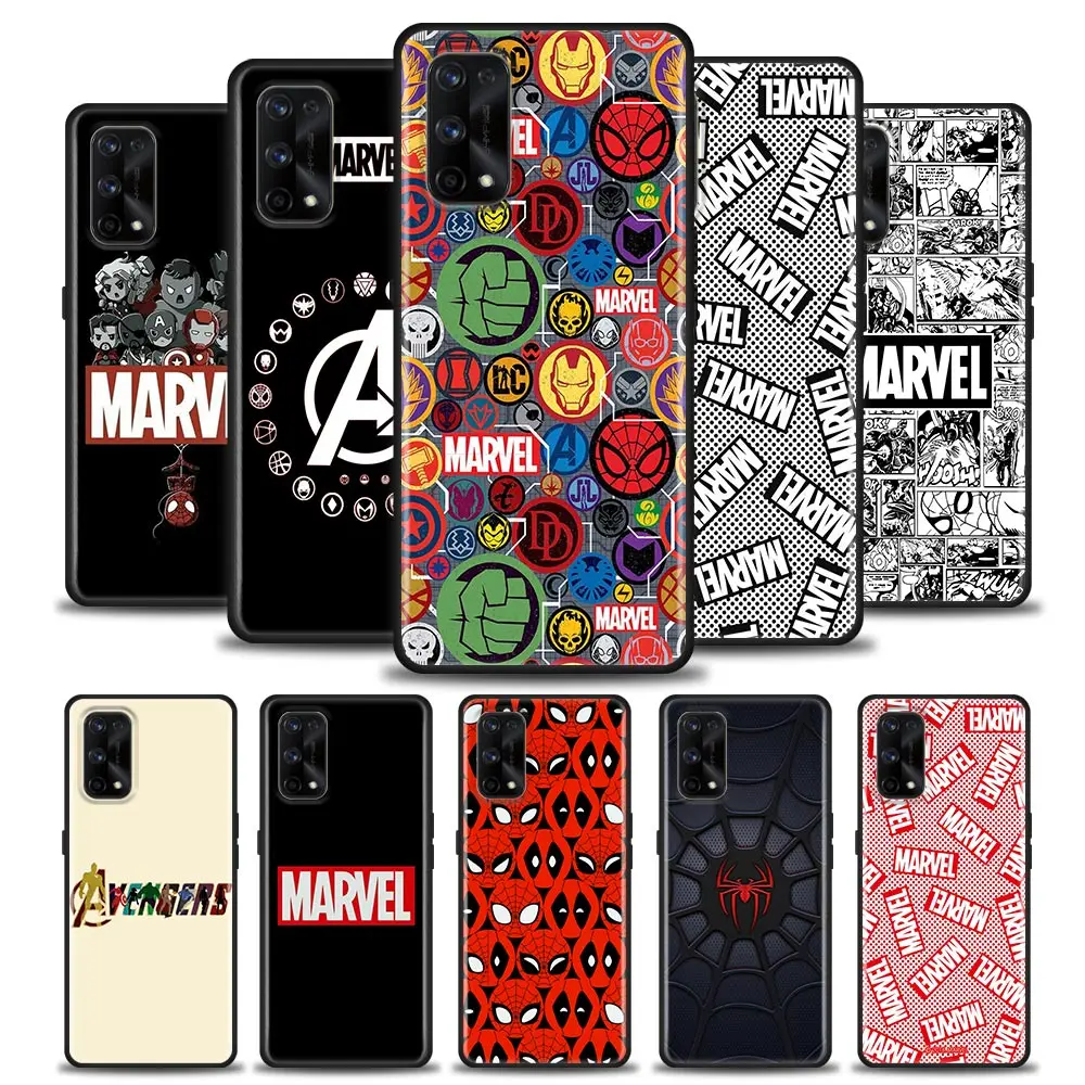 

Marvel Avengers Heros Logo Comics Phone Case For Oppo Realme XT GT GT2 5 6 7 7i 8 8i 9i 9 C17 Pro SE Master Neo2 3 Cover Fundas