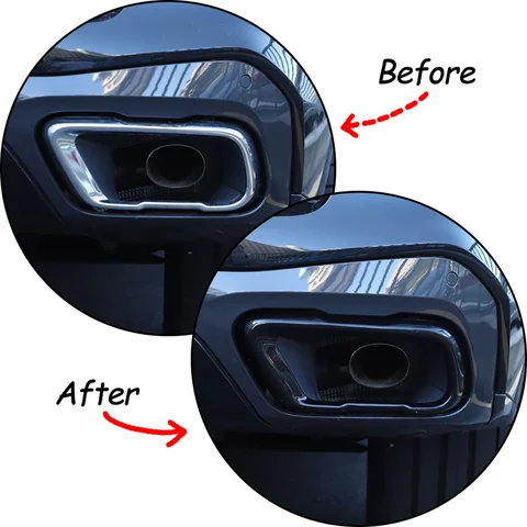 Для BMW X5 G05 X6 G06 X7 G07 2019-2021 (M спортивная версия) автомобильный глушитель из нержавеющей стали, выходная крышка выхлопной трубы, накладка