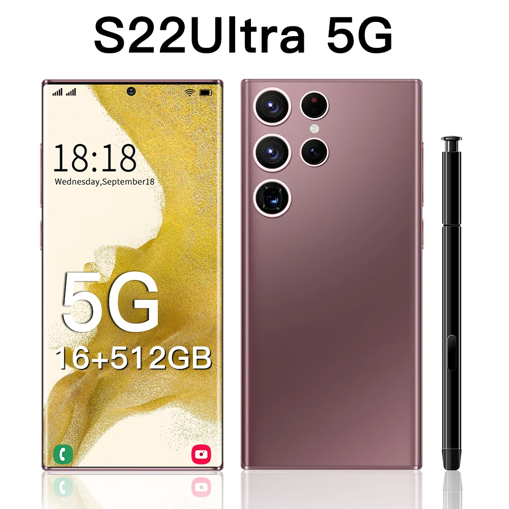 smartphone 16256gb celulares octa core hd camera 6 8 telephone 6800mah mobile cell face id phone global version 4g 5g free global shipping