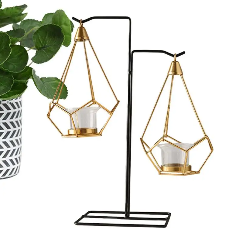 

Hangings Candlesticks Vintage Geometric Hangings Lanterns Iron Hangings Basket Lantern Basket Metal Candlestick Cup Candles For