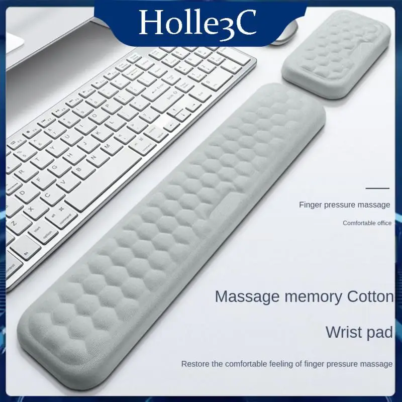 

Durable Wrist Pad Massage Wrist Mouse Wrist Rest Breathing Deformation Mouse Accessories Keyboard Holder 3-5 Seconds Rebound