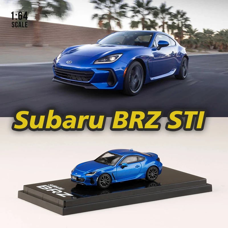 

Новинка, миниатюрная модель автомобиля HobbyJapan 1:64 SUBARU BRZ STI S Performance ZD JDM из сплава, Коллекционная модель машины