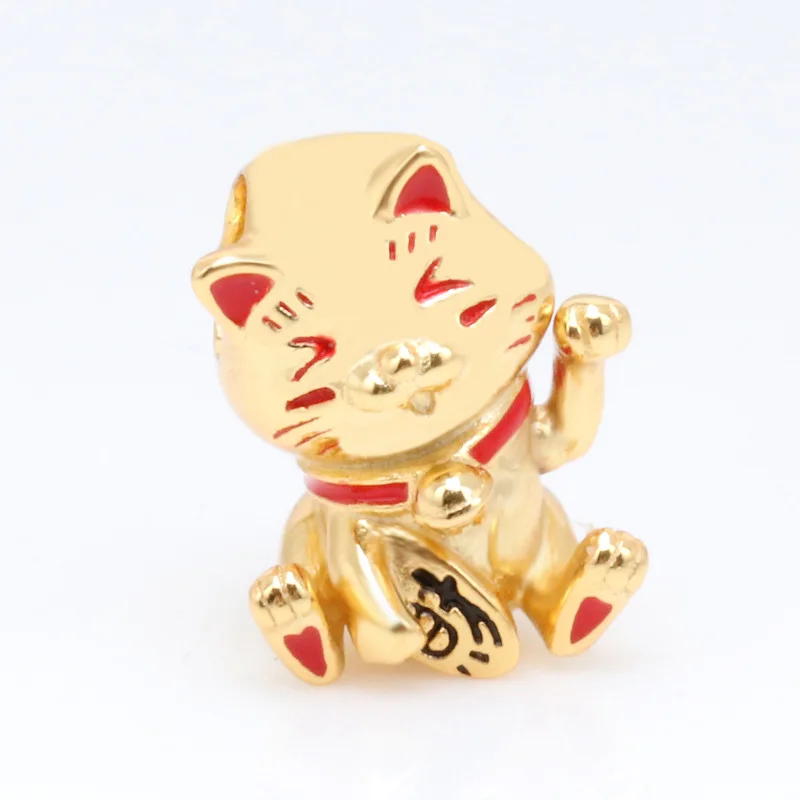 

Шарм-подвеска «Кот удачи» из серебра 925 пробы