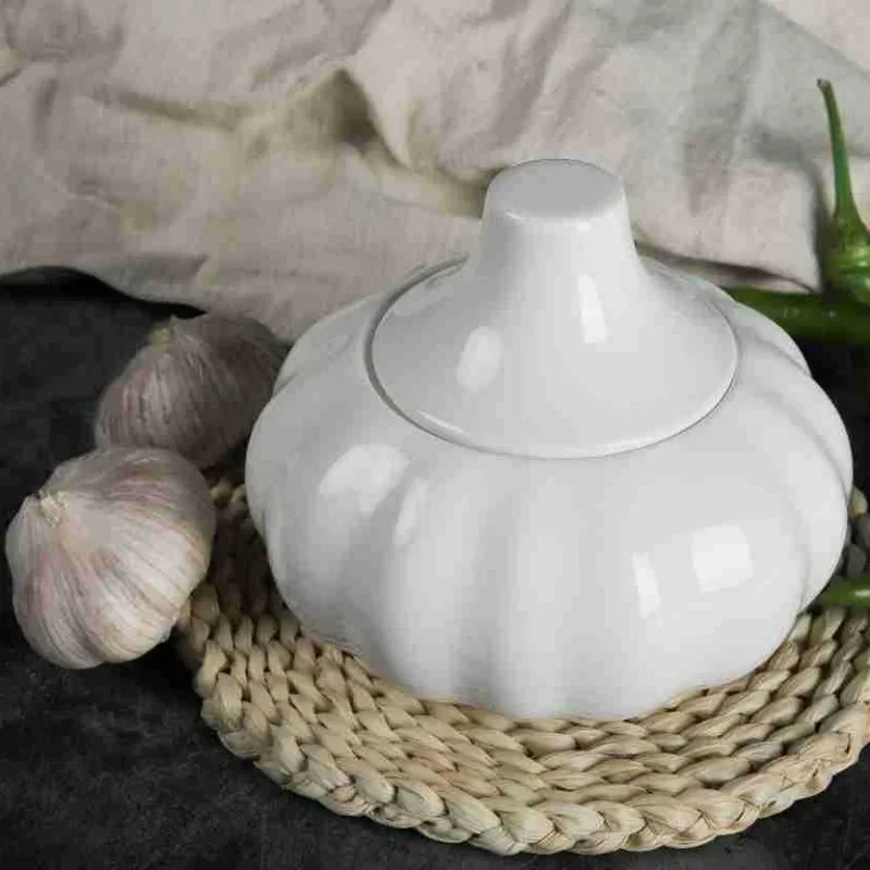 Скандинавская Креативная Керамическая Банка Для Хранения С Крышкой Чеснока