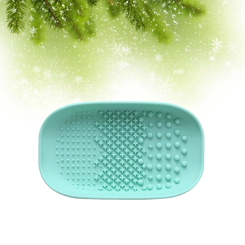 

Brush Mat Makeup Cleanerwashing Tool Cleaning Clean Makecleansing Scrubber Tray Scrub Face Brushes Eyeshadow Facial Silicone