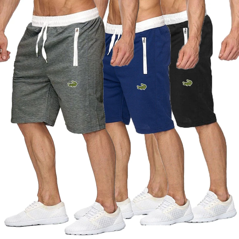 High quality casual sports men's Cotton Shorts Capris comfortable breathable printed cotton Capris