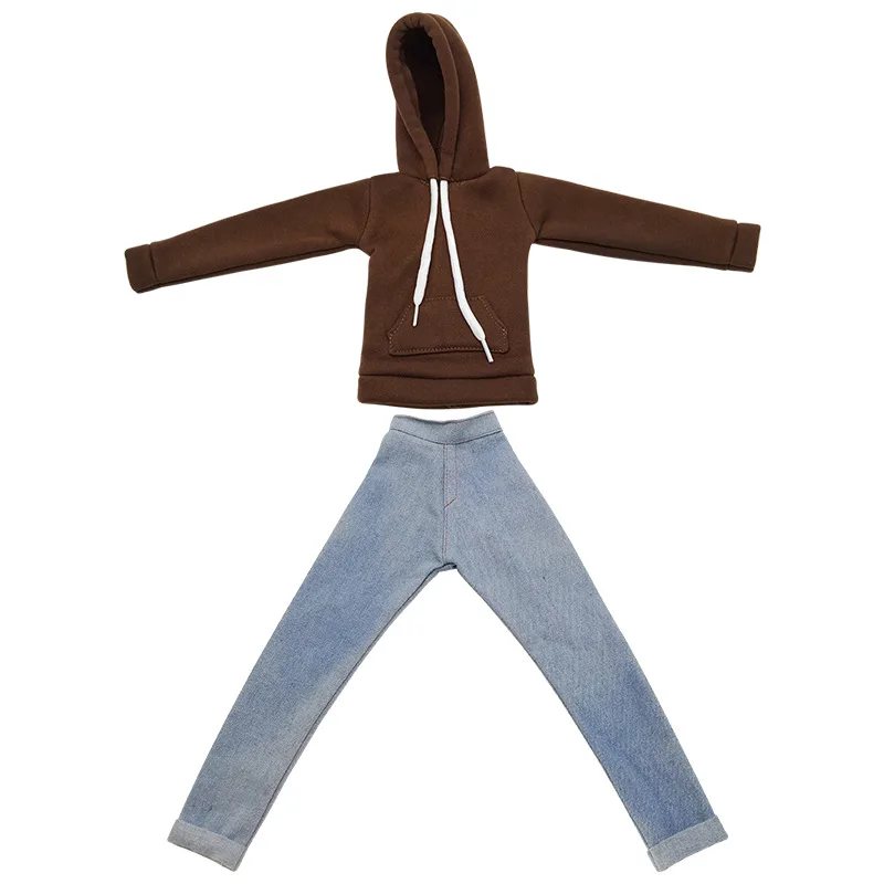 60 см кукольная одежда для мальчиков аксессуары 1/3 Bjd толстовка с капюшоном юбка