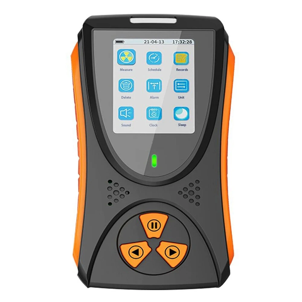 

High Precision 0. 05uSv-50mSv Nuclear Radiation Tester with Built-in Battery TFT2.0 Color Display Screen Alarm Fuction