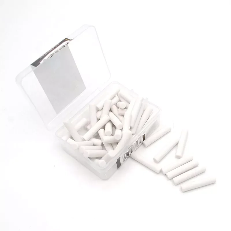 

New Arrivals 25mm White Electric Rotate Replacement Rubber Pencil Eraser Refill Kids Painting School Office Stationery 50 Pcs
