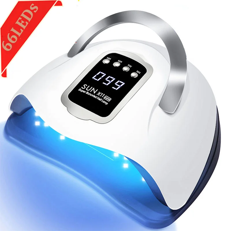 

Лампа SUN X11 Max для сушки гель-лака, профессиональная лампа с датчиком движения для салона маникюра