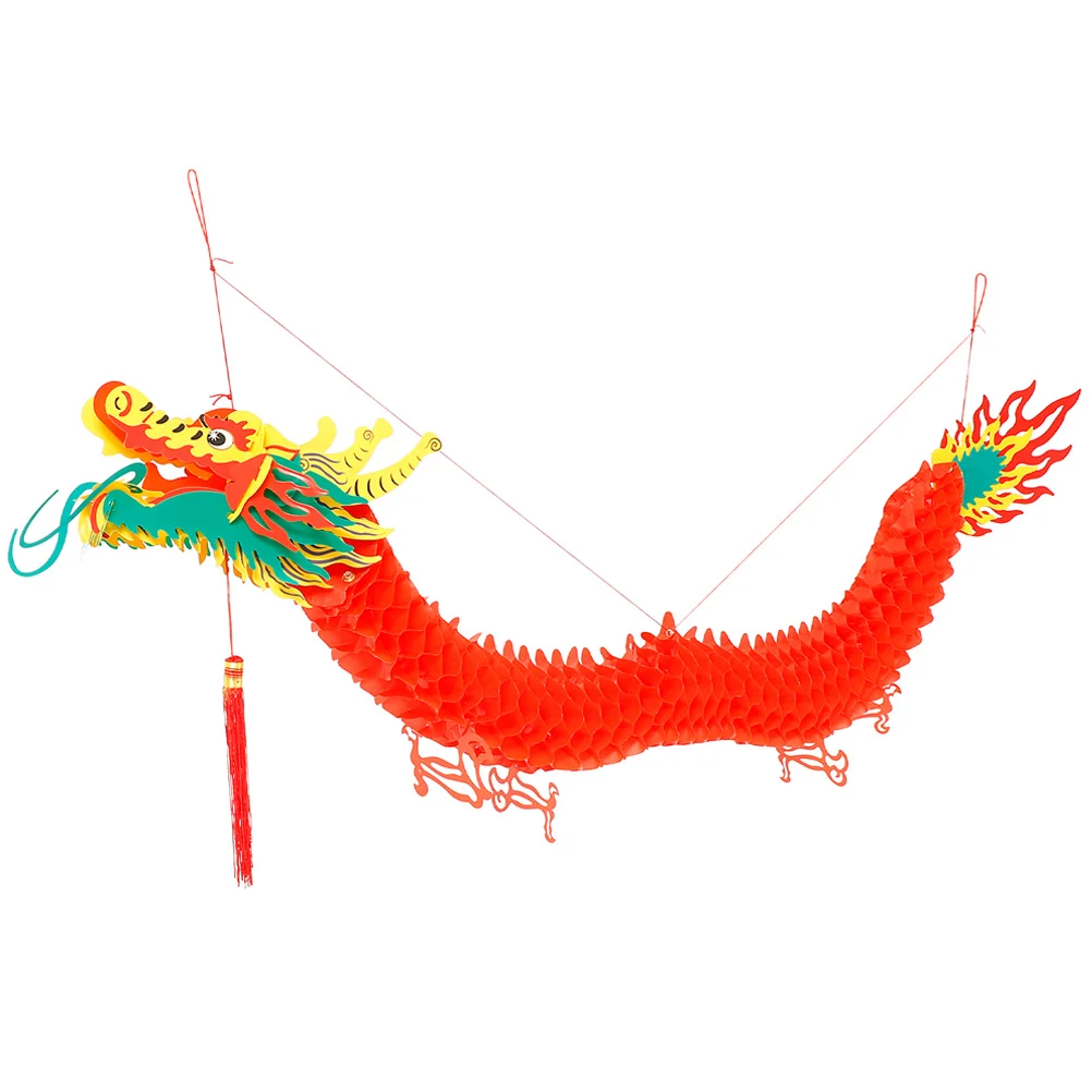 

Dragon Chinese Festival Spring Decorations Year New Pendant Paper Scene Decor Party Decoration Decors Feng Style Supplies