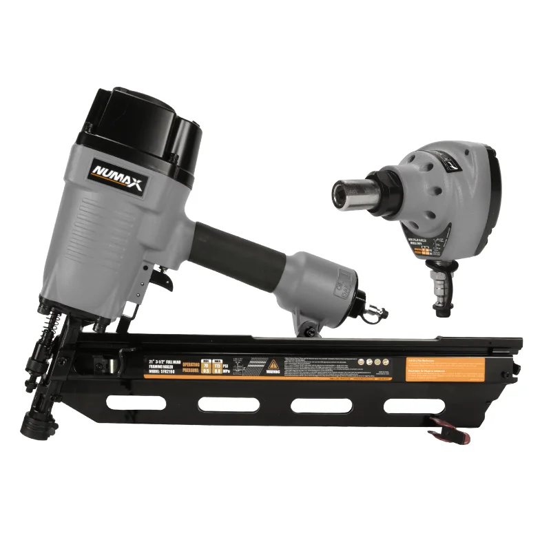 

Numax 21 Degree Pneumatic Framing Nailer With Palm Nail Gun