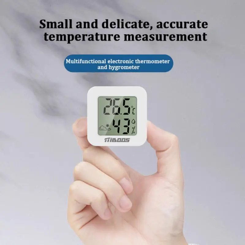 

Mini Indoor Thermometer Hygrometer Temperature Humidity Sensor Meter LCD Digital Thermometer Hygrometer Living Room Bedside