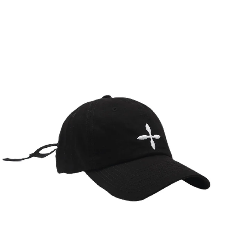 

New Cross Print Baseball Cap for Men Cotton soft bone Sunshade off white women's hat