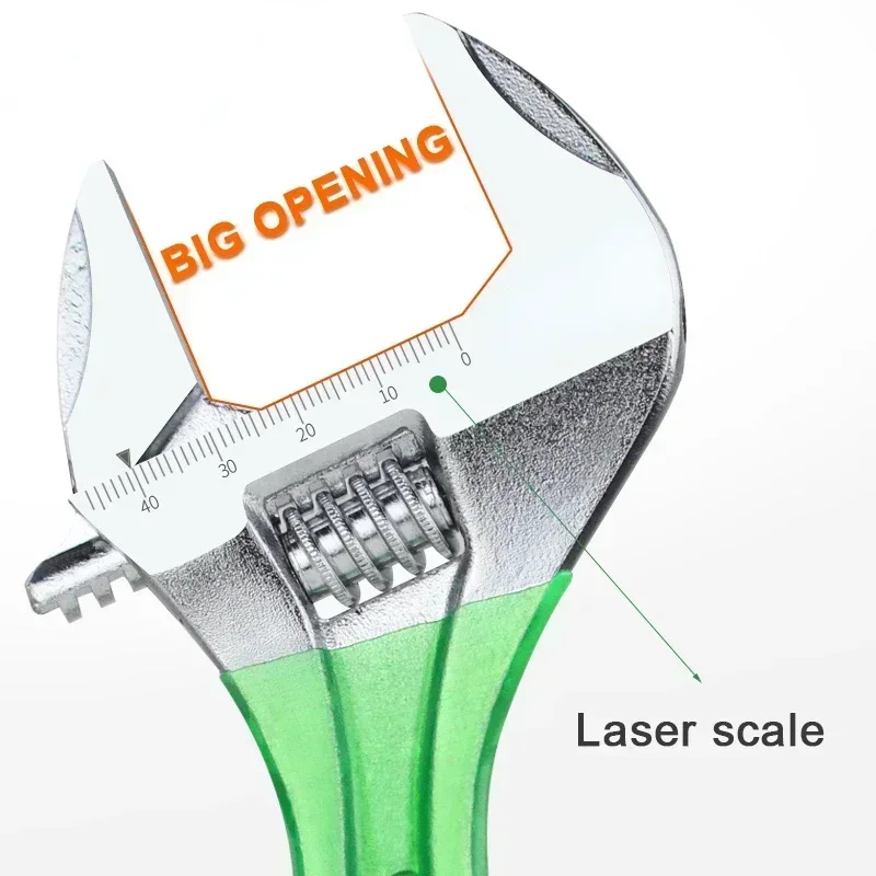 Llave регулируемая гран apertura llave tubo baño multifuncional herramienta reparación plomería 8-12 pulgadas