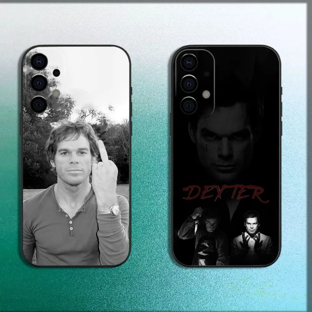D-Dexter Morgan Phone Case For Samsung Galaxy A13 A21s A22 A31 A32 A52 A53 A71 A80 A91 Soft Black Cover