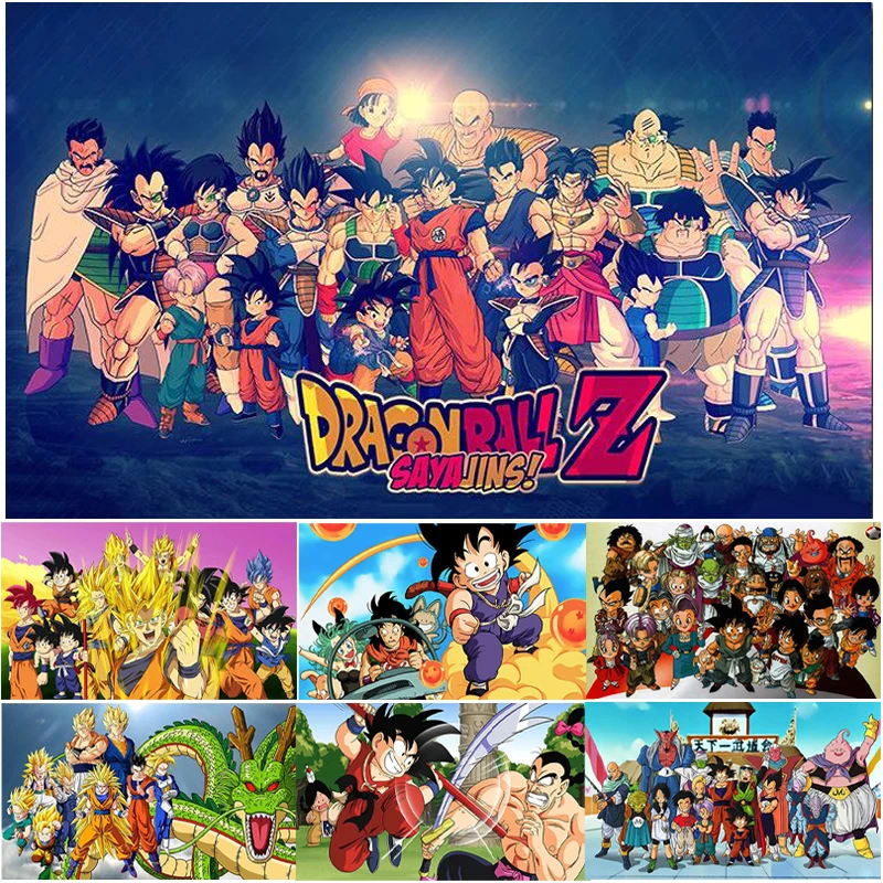 

Dragon Ball Posters Anime Painting Accessories Picture On The Wall Japanese Anime Character Collection Art Stickers Home Decor