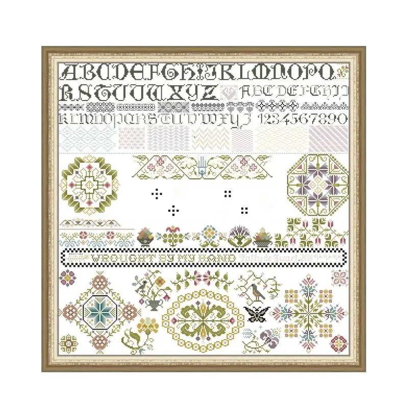 

Pattern cross stitch kit counted white18ct 14ct 11ct printed embroidery DIY handmade needlework craft tool decor