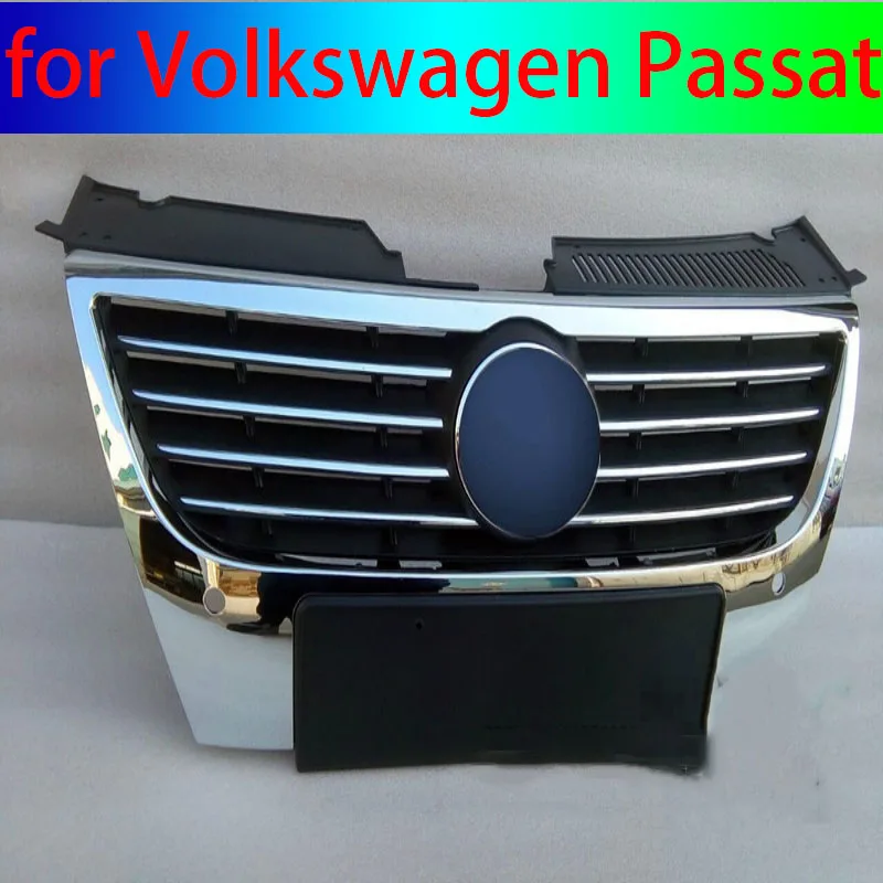 

Для Volkswagen Passat B6 2005 2006 2007-2010 автомобильный Стайлинг ABS оригинальная универсальная передняя решетка радиатора вокруг отделки гоночные грили