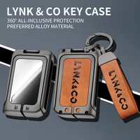 new energy car key case cover for lynkco 05 intelligent remote control keychain bracket shell the interior retrofit accessories