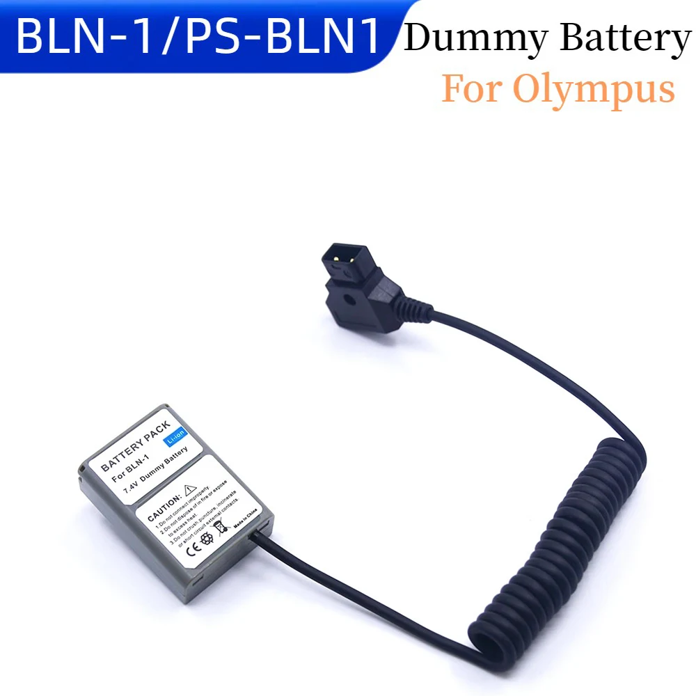 

PS-BLN1 Fake Battery D-tap Adapter Connector LN-1 DC Coupler for Olympus OM-D E-M5 II 2 E-M1 PEN F E-P5 Digital Camera