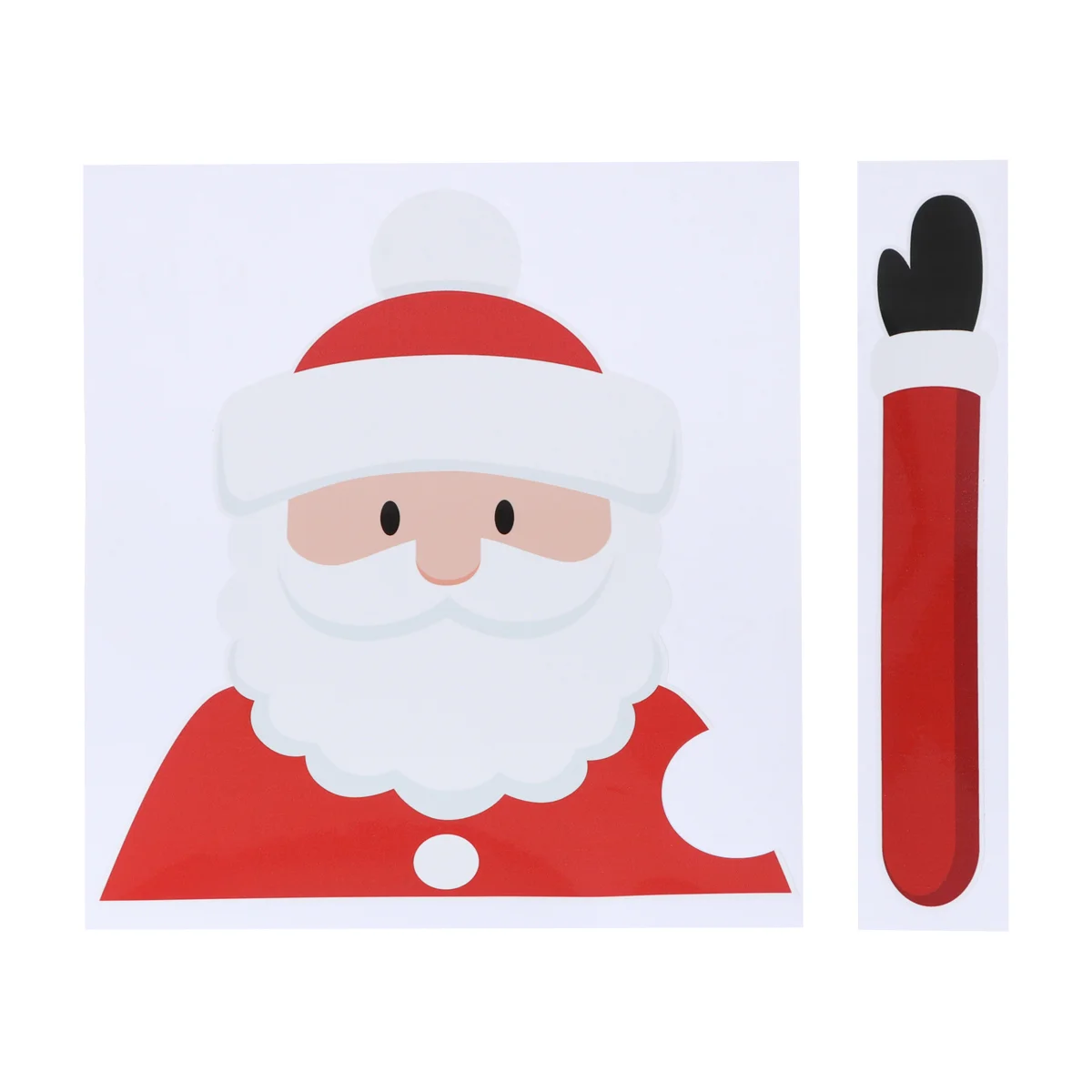 

1Pc Creative Santa Claus Windscreen Wiper Sticker Delicate Car Windshield Waving Arm Wiper Decal Car Decoration (Styling 6)