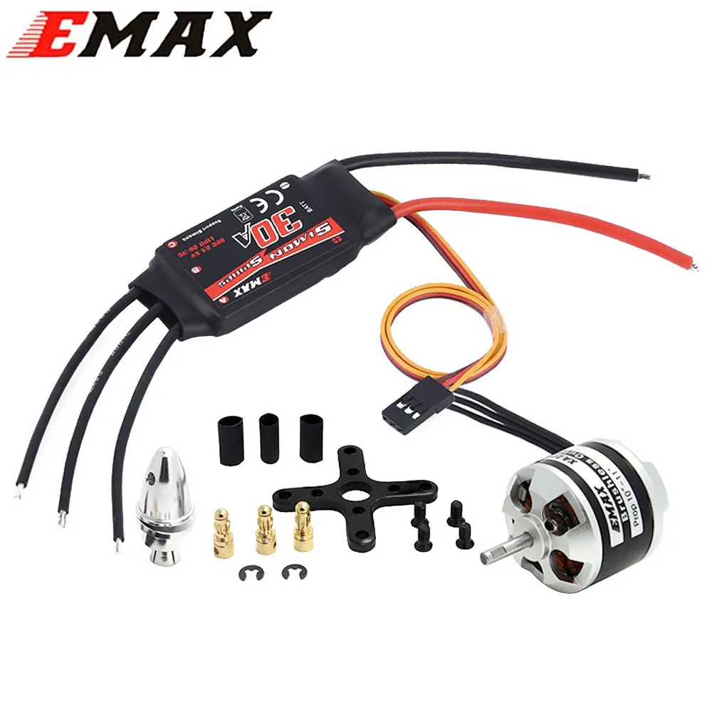 Мотор EMAX XA2212 820KV 980KV 1400KV с Simonk 30A бесщеточный ESC с 1045 props для модели RC для F450 F550 RC квадрокоптера