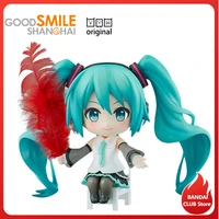 good smile genuine hatsune miku nendoroid swacchao red feather gsc kawaii doll anime action anime figure collectible model kit