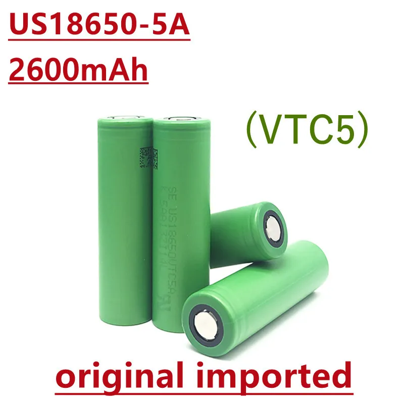 

Литий-ионная аккумуляторная батарея US18650, VTC5,30A, 2600 мАч, широко используется в микрофонах, радиостанциях, игровых платах, хранении энергии и т. д.
