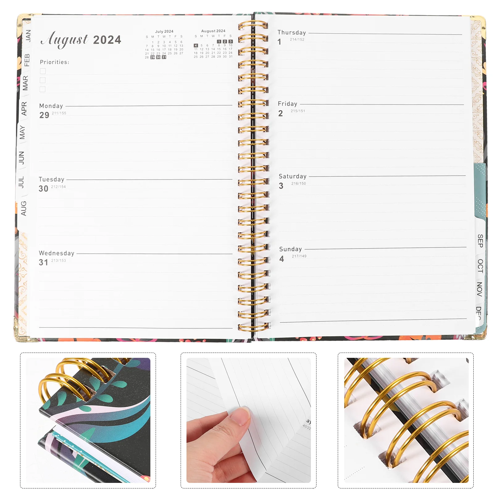 

Portable Planner Book Office Note Book Household Planner Organizer Home Supply