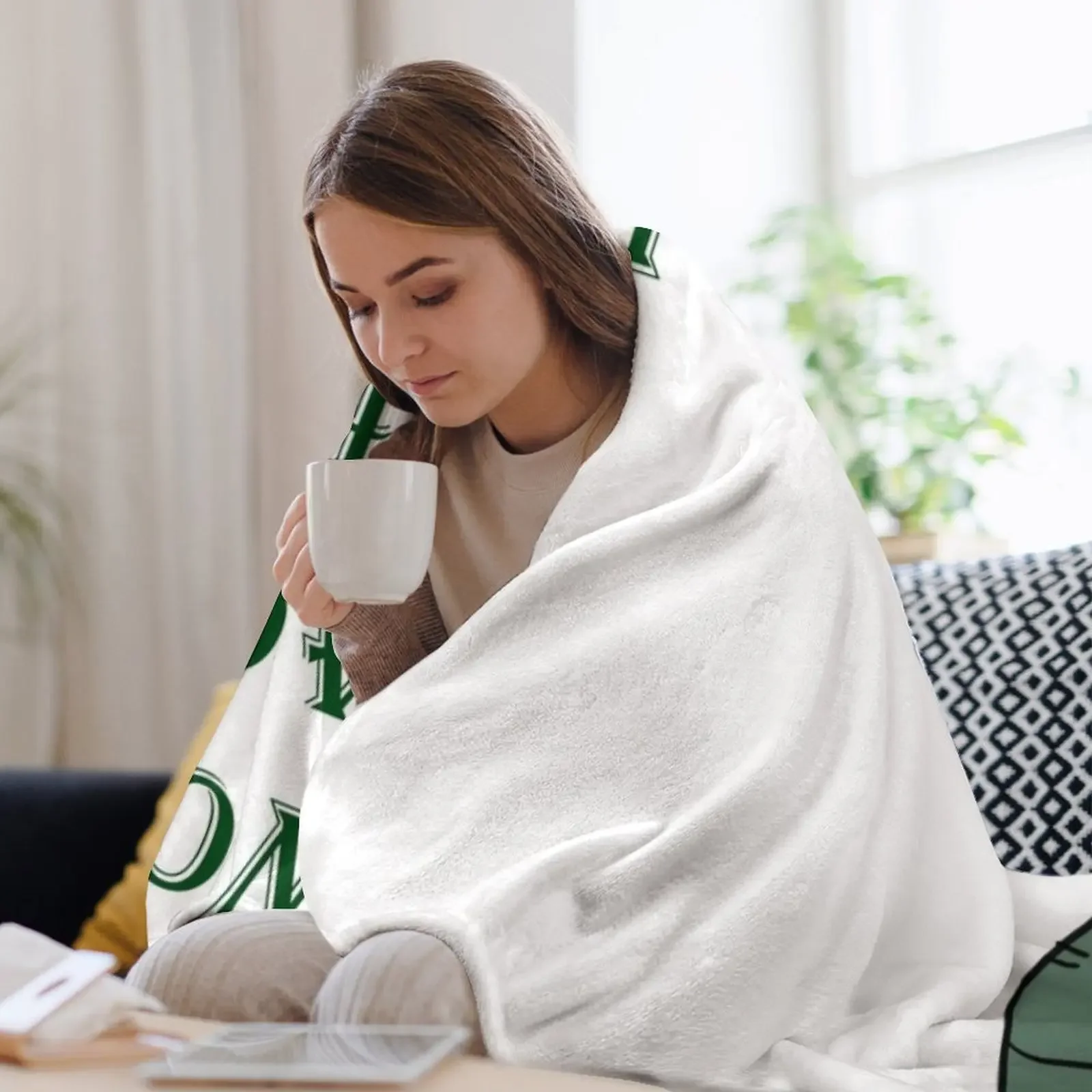 Цитата лунной наблюдателя [ВЫКЛЕННАЯ! ПОЧАТЬ ОПИСАНИЕ!] Декоративное одеяло