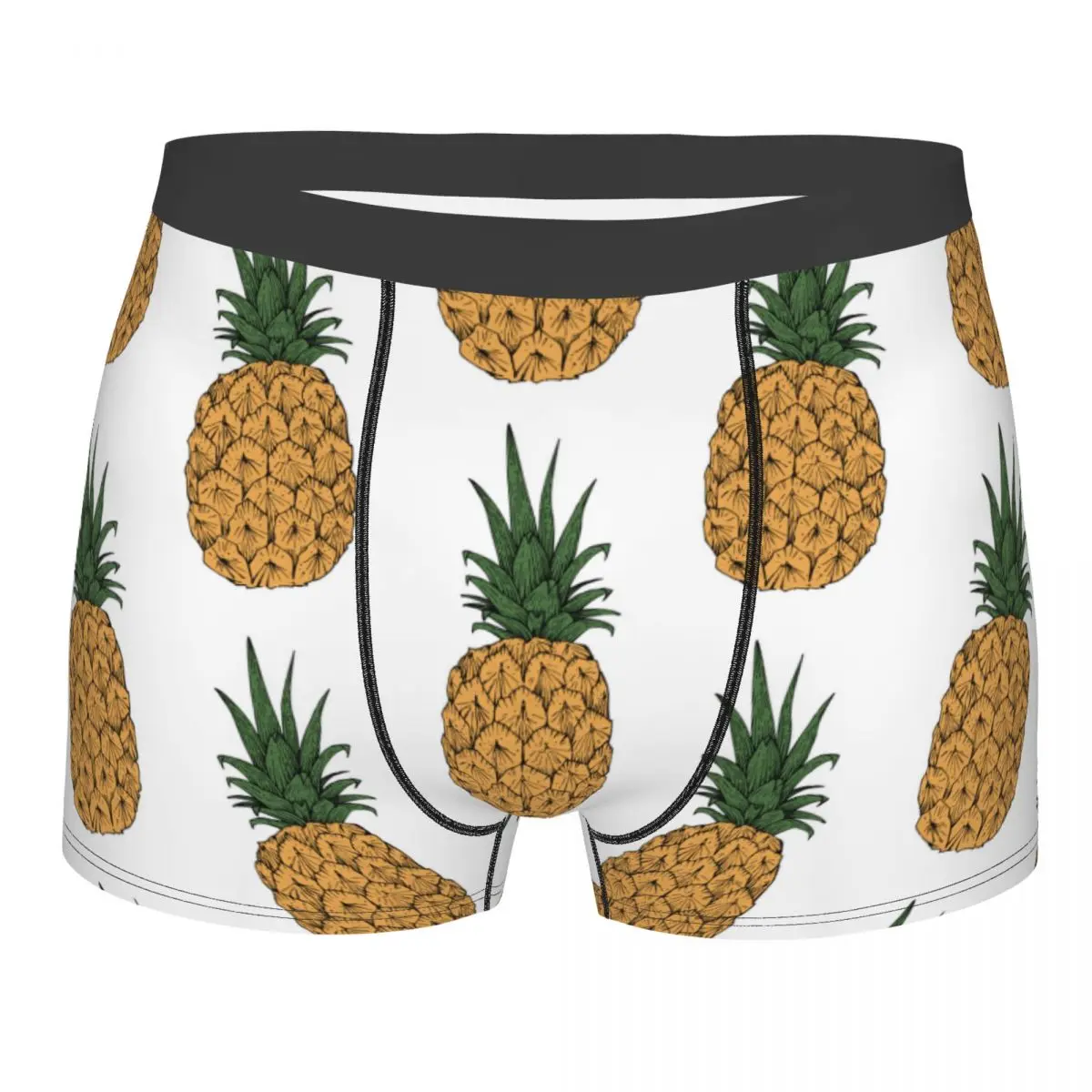 

Boxer Men Underpants Pineapple Men's Panties Shorts Breathable Mens Underwear Briefs Sexy Boxers