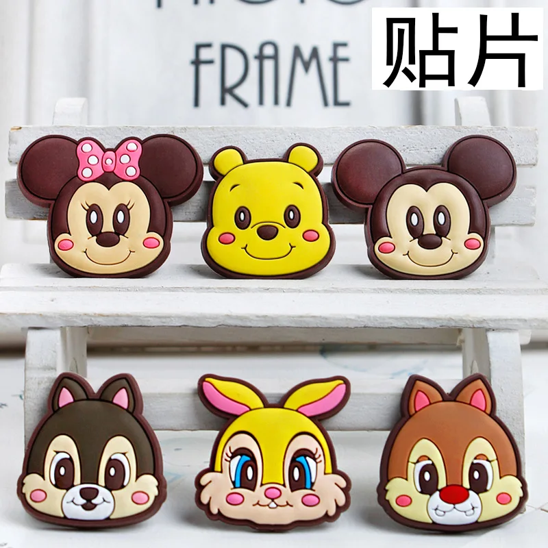 

Disney Series Mickey Mouse Flat Patch Cartoon DIY Pendant Self Made Bookmark Phone Shell Decoration Cute Anime Figure X-mas Gift