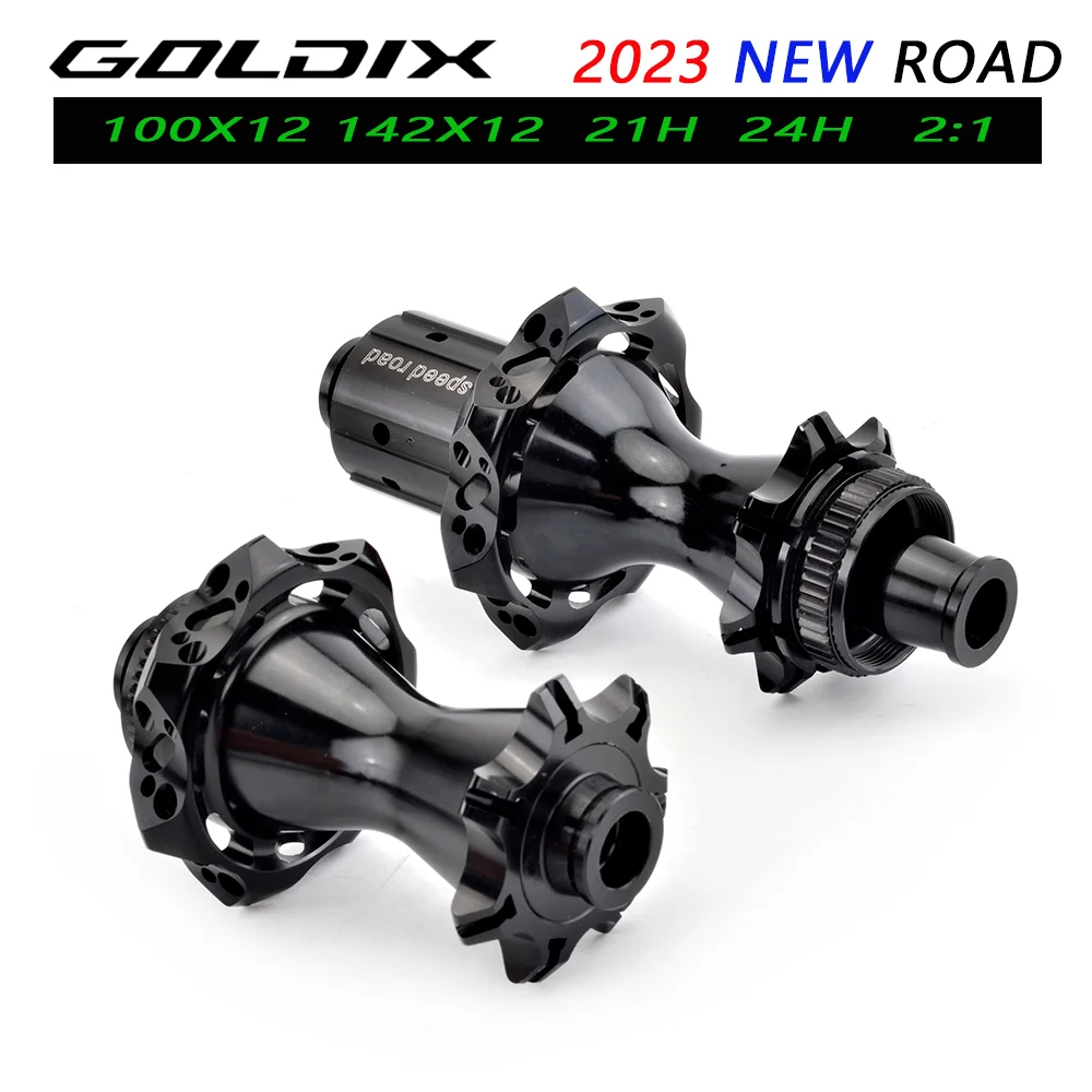 GOLDIX-CX17 Велосипедная ступица, прямая спица, центральный замок с 21/24 отверстиями, подходит для SHIMANO 8170 и SRAM, система трансмиссии RED