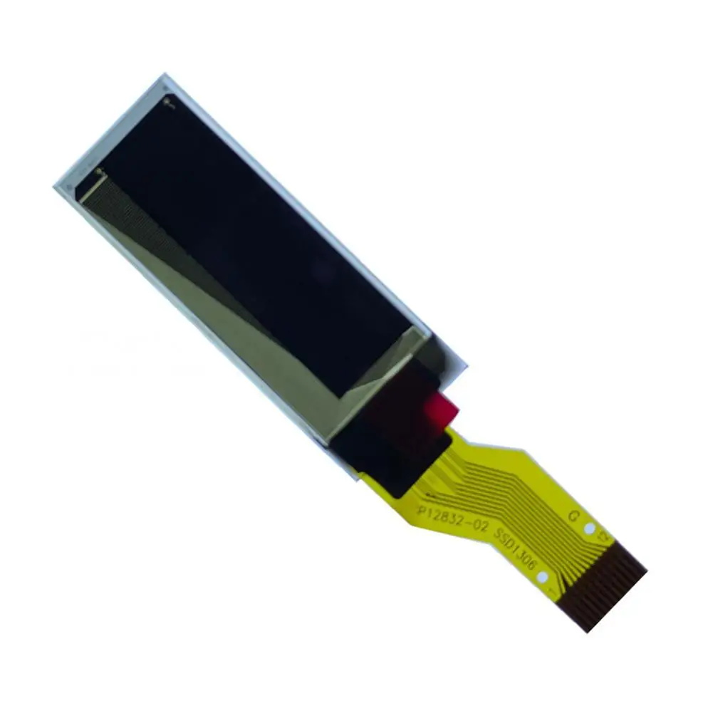 Surenoo 0 91 &quot12832 128x32 12Pin 12P SSD1306 последовательный SPI PMOLED OLED модуль дисплея панель для