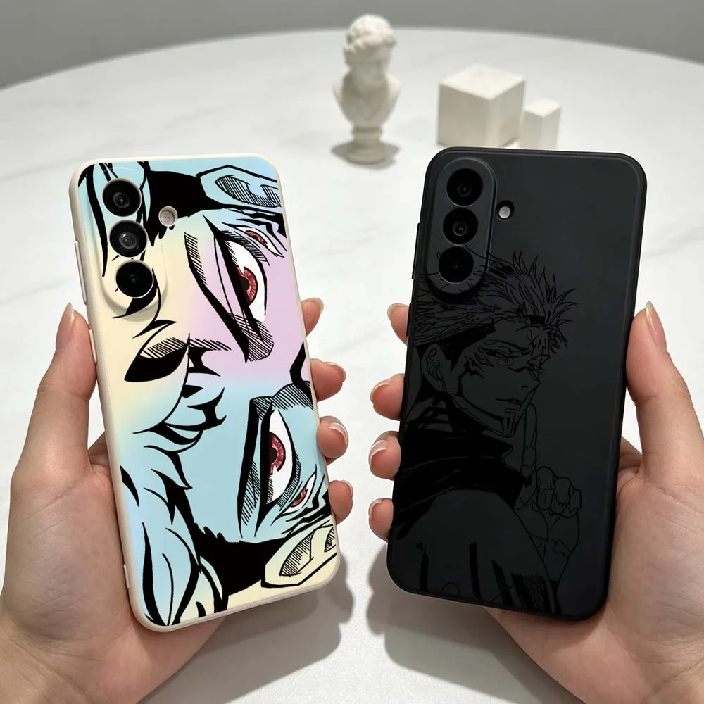 Фото Подарок с изображением Сукуны Рёмена из «Дзюдзюцу» для Samsung Galaxy A07 A14 A15 A26 A35 A36 A55 A56 A52 A34 A72 A17 A71 Мягкий чехол для телефона №1