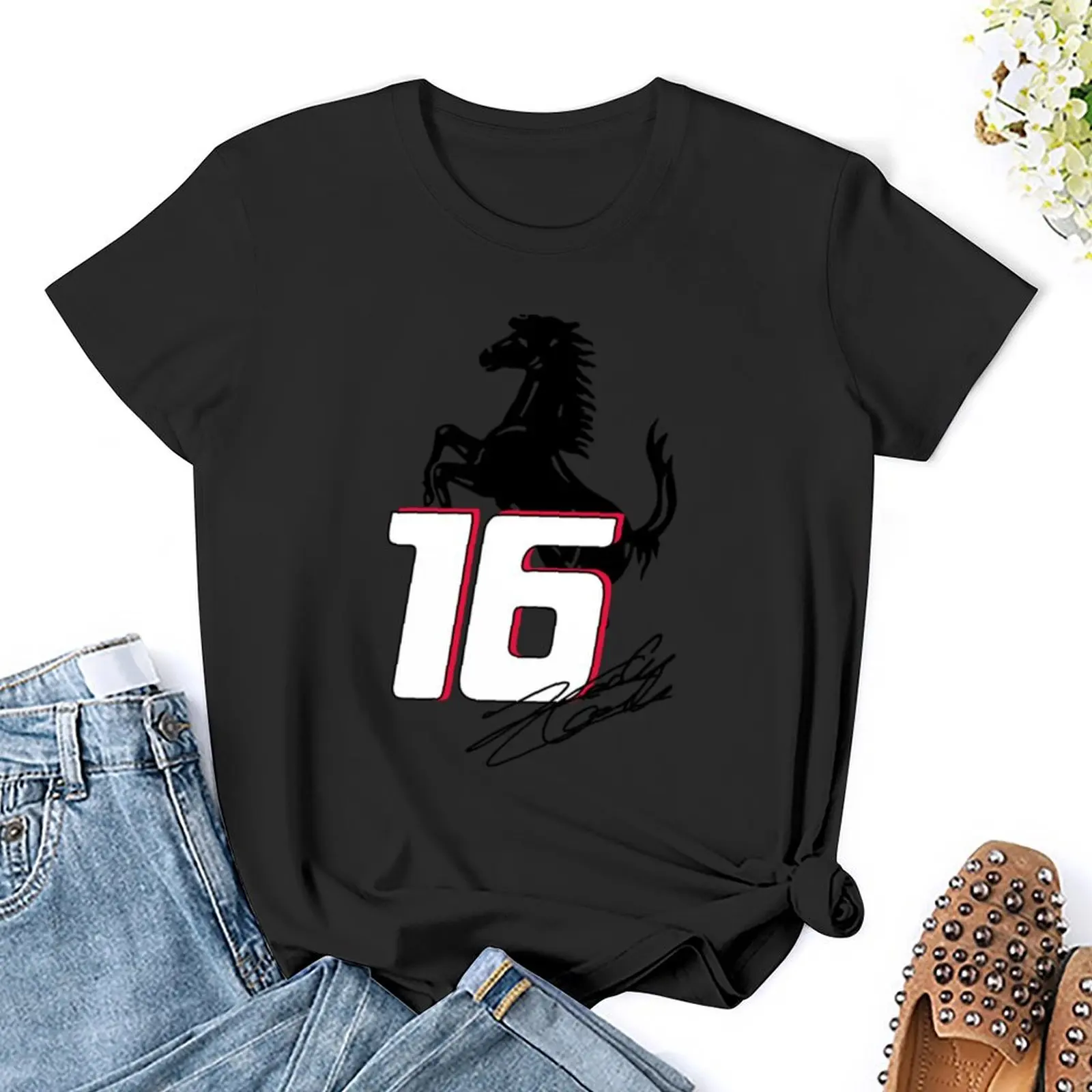 Лето 2022 футболка Чарльз комлекр 16-F1 Женский Топ Симпатичные женские топы женская