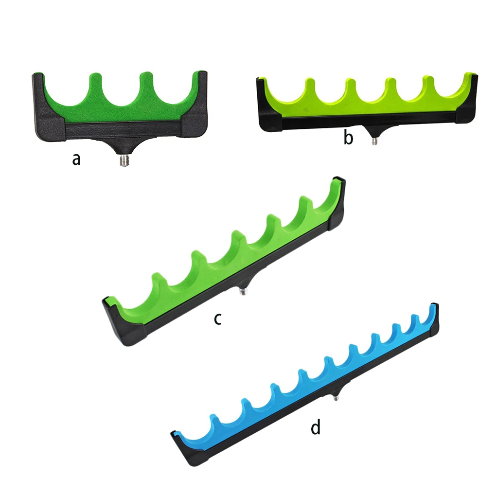 

Fishing Rod Holder Feeder Pod Rest Head Organizer Rack Ground Support Sports Sea River Fish Replaceable 5 Holes