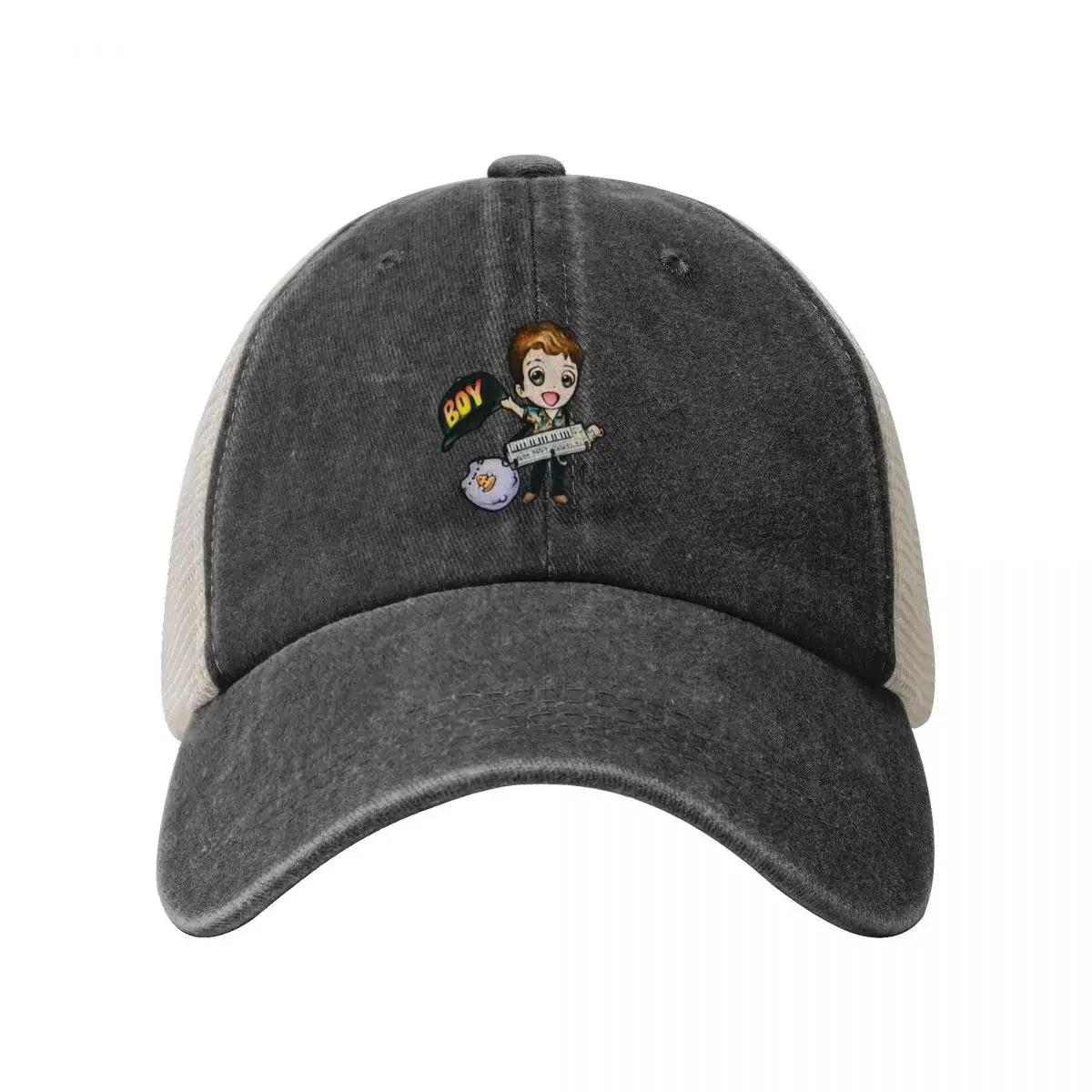 Charlie Puth BOY Chibi (без фона) Бейсбольная кепка для гольфа Rave Ball Cap Hat Мужские роскошные
