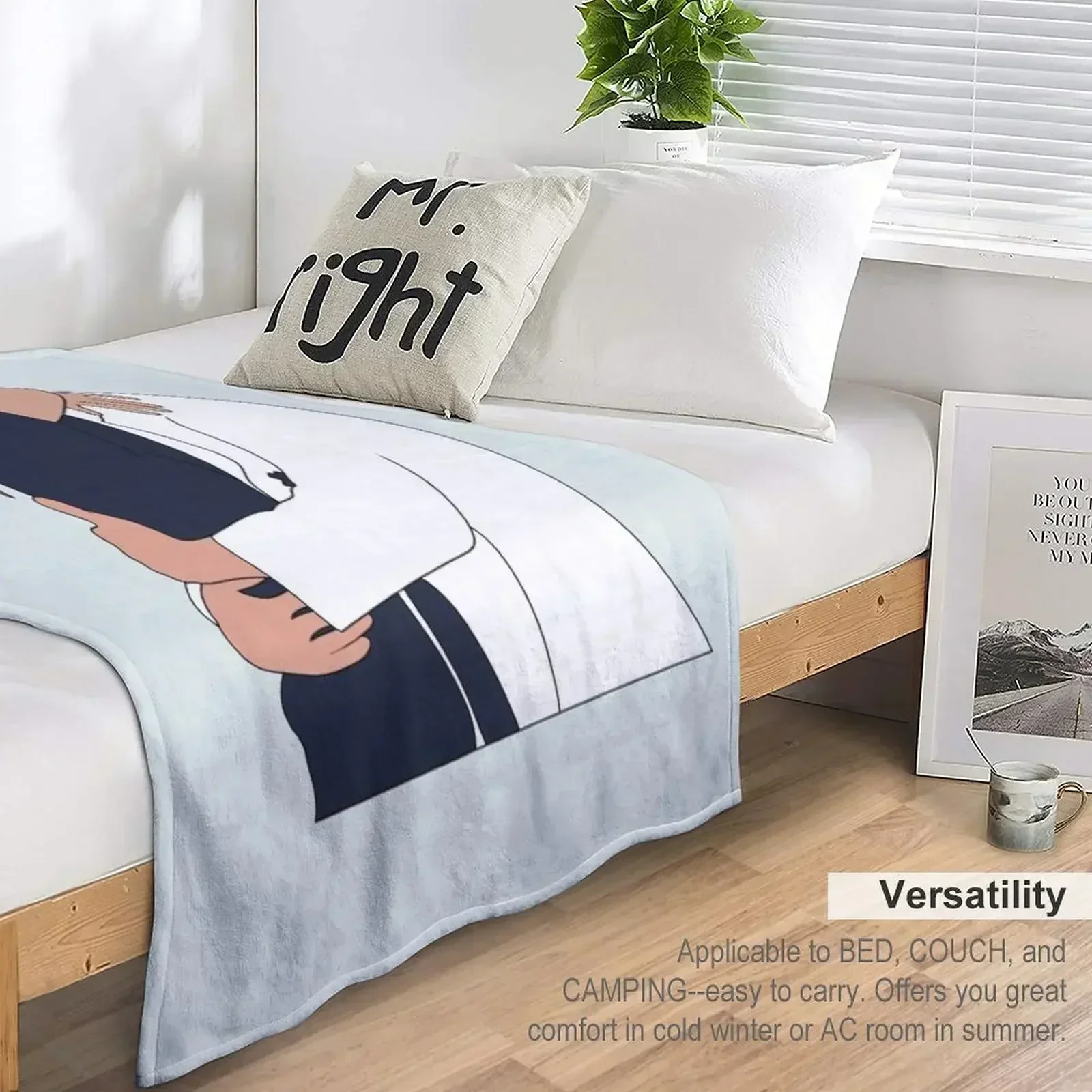 Одеяло MerDer Hug детское клетчатое одеяло на диване теплые одеяла в стиле аниме