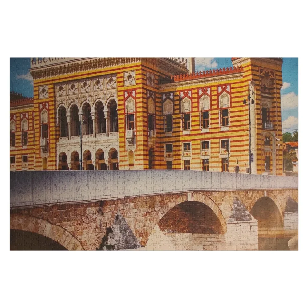 Vijecnica Sarajevo Jigsaw Puzzle Фото Персонализированные подарки на заказ с фотопазлом