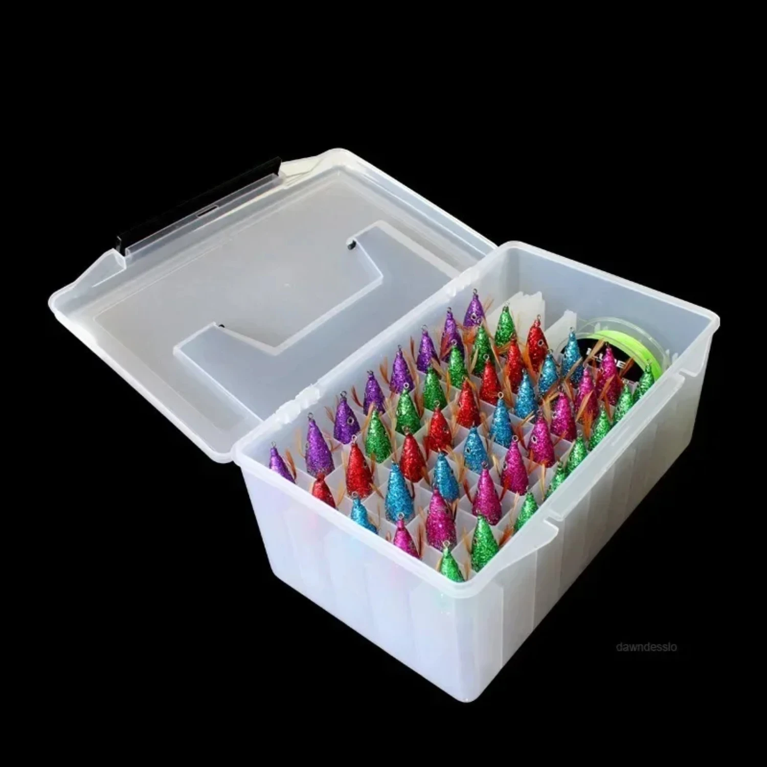 Рыболовные коробки Minnow Squid Jig Sea Egi Box Жесткий контейнер для приманок Пластиковый