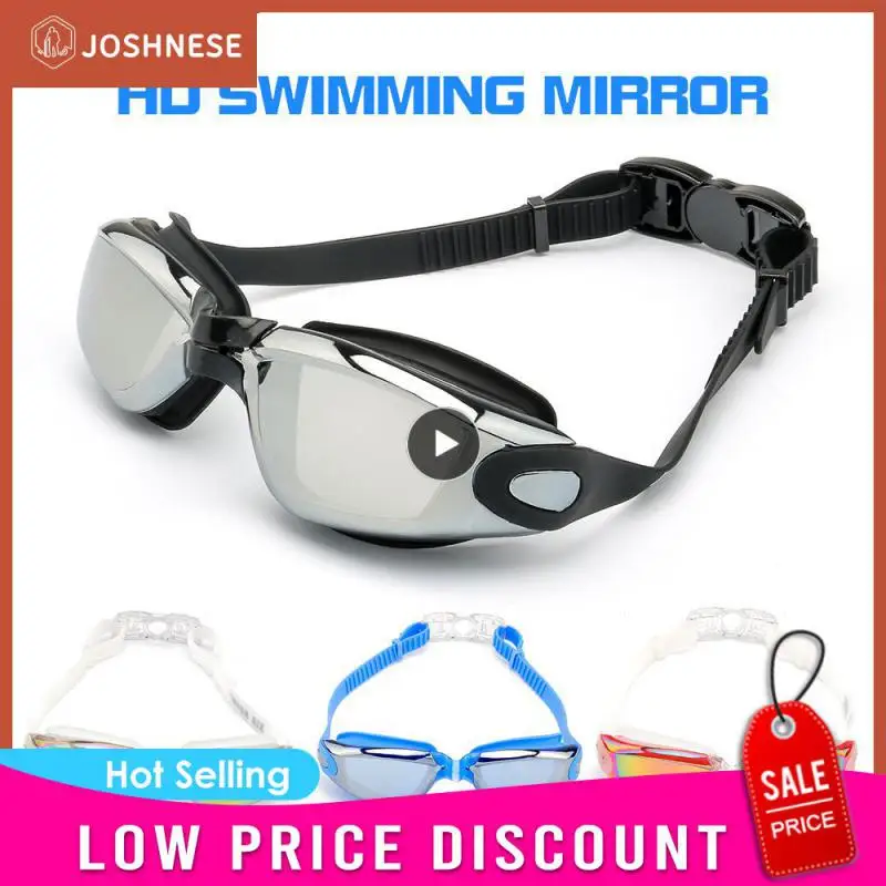 

Swimming Goggles Adult HD Waterproof Anti-fog Large Frame Swimming Glasses Diving Accessories UV Protection Outdoor Indoor Pool