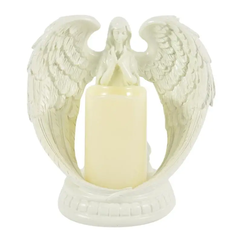 

Angel Candle Holder Decoration Resin Statue Home Decoration Christ Church Angel Statue Candle Holder Table Ornament