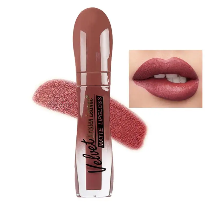 Сексуальный бархатный матовый блеск для губ водостойкий антипригарный