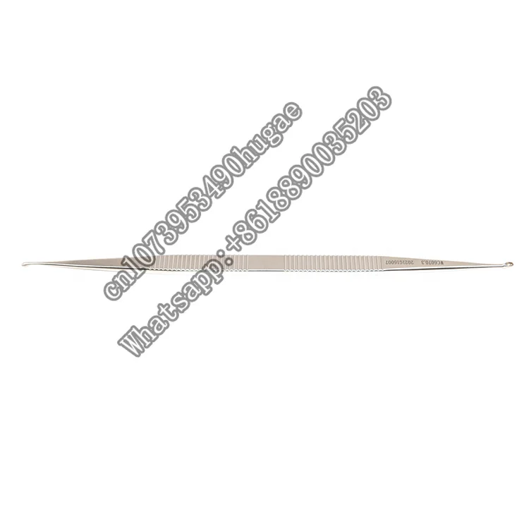 Двойная головка curette ухочистка url Otology instruments Размер 0.6x0.8mm-0 8-1mm 2.5x3.5mm-2.8x3.8mm