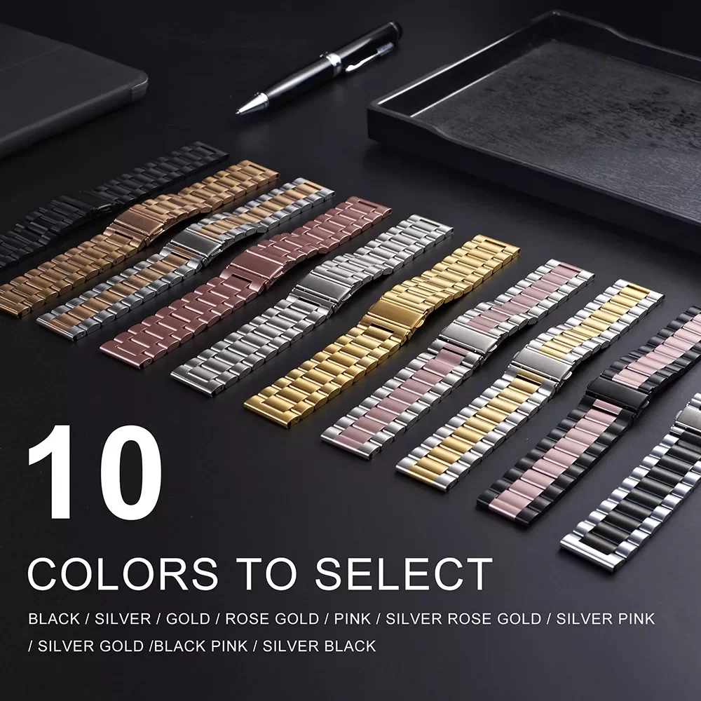 Metal Strap For Huawei Watch Gt2e Gt2 46mm 42mm  Stainless Steel Bands Bracelet For Huawei Gt2e Gt2 46mm 42mm Accessories 22mm